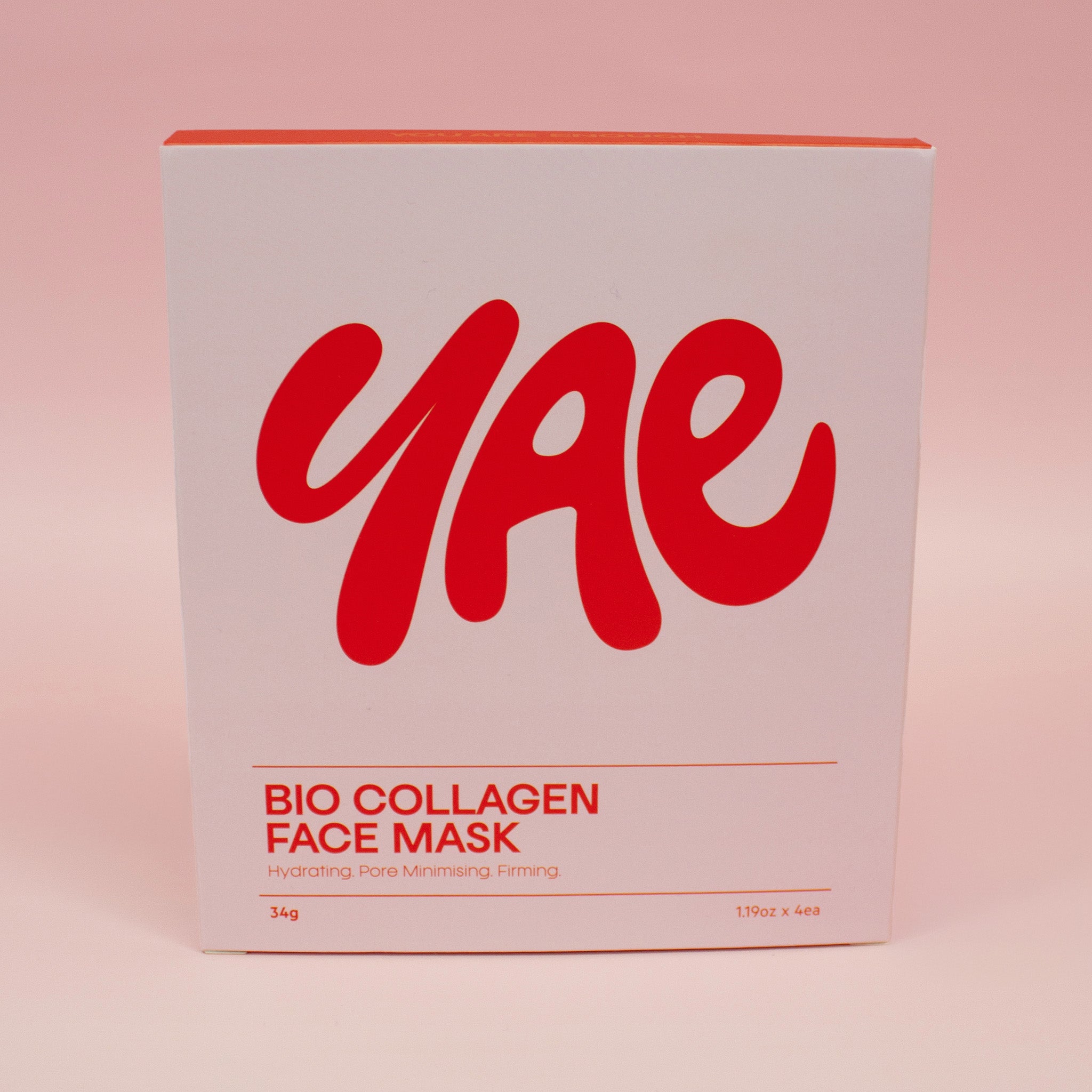 Bio Collagen Face Mask 4 Pack by Yae Beauty - premium skincare with bio collagen technology